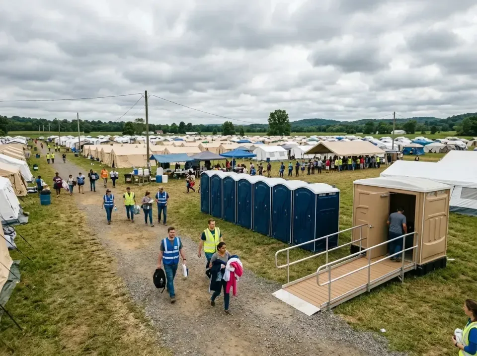 disaster-relief-camp-restrooms-010 — frequently asked questions, Dumpster & Portable Bathrooms Rental in Wentzville, MO